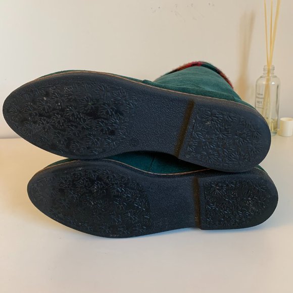 Green Suede Boots, Made in Italy - Picture 9 of 9